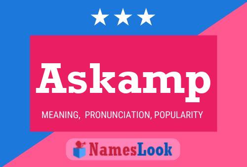 ملصق اسم Askamp