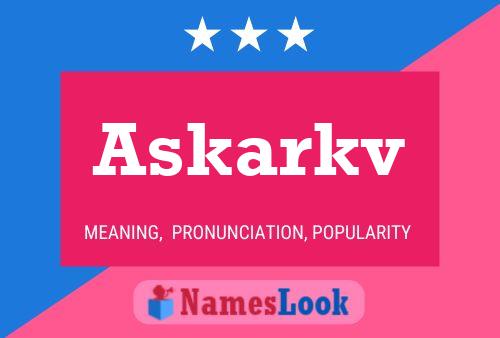 ملصق اسم Askarkv