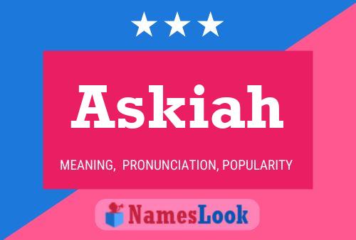 ملصق اسم Askiah