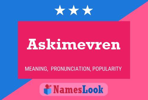 ملصق اسم Askimevren