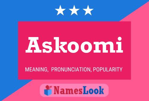 ملصق اسم Askoomi