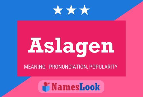 ملصق اسم Aslagen