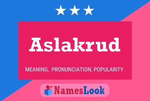 ملصق اسم Aslakrud