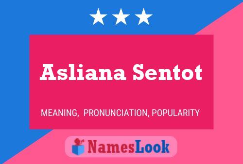 ملصق اسم Asliana Sentot