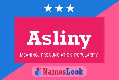 ملصق اسم Asliny