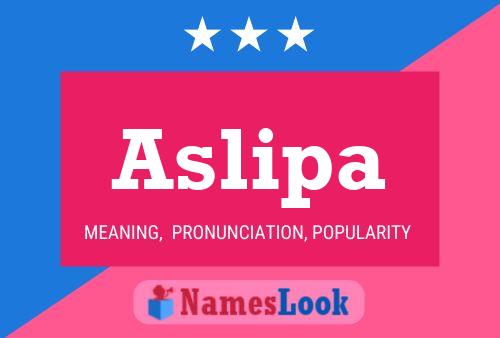 ملصق اسم Aslipa