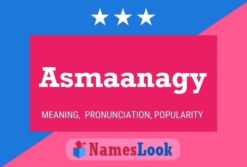 ملصق اسم Asmaanagy