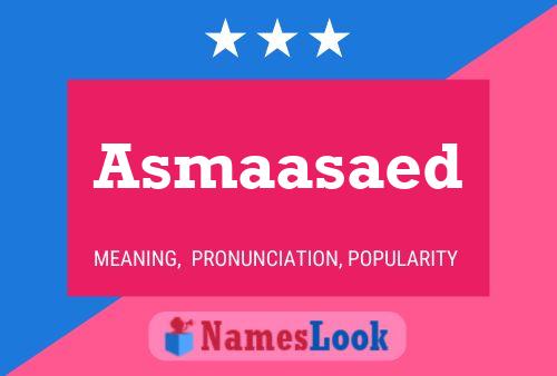 ملصق اسم Asmaasaed