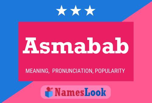 ملصق اسم Asmabab