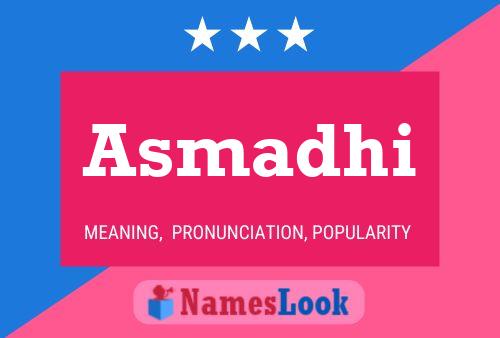 ملصق اسم Asmadhi