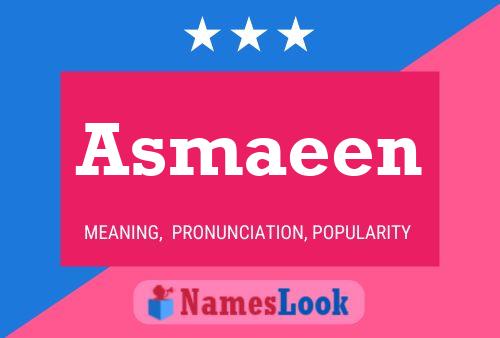 ملصق اسم Asmaeen