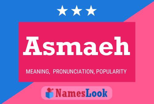 ملصق اسم Asmaeh