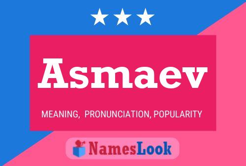 ملصق اسم Asmaev