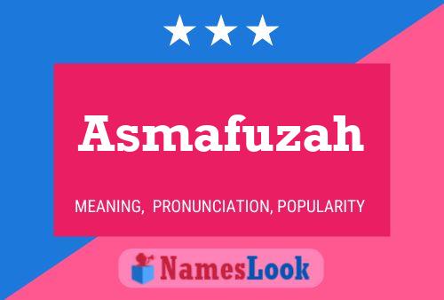 ملصق اسم Asmafuzah