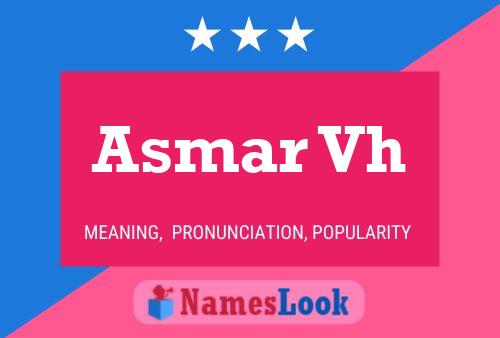 ملصق اسم Asmar Vh