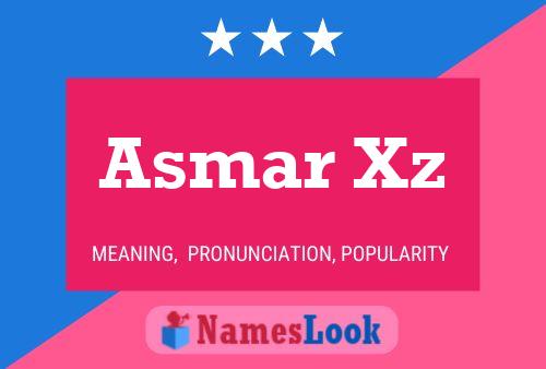 ملصق اسم Asmar Xz