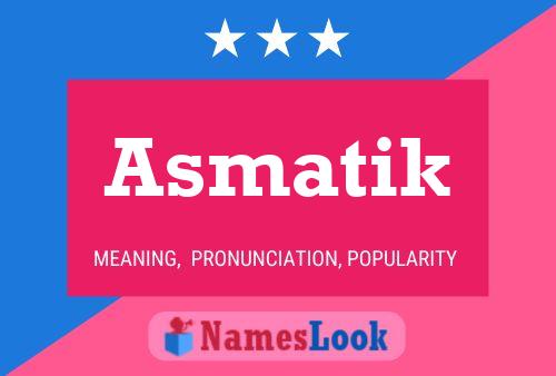 ملصق اسم Asmatik