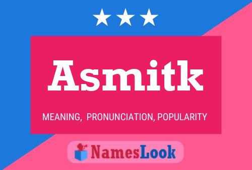 ملصق اسم Asmitk