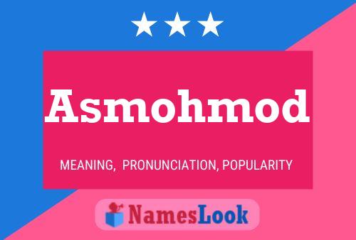 ملصق اسم Asmohmod