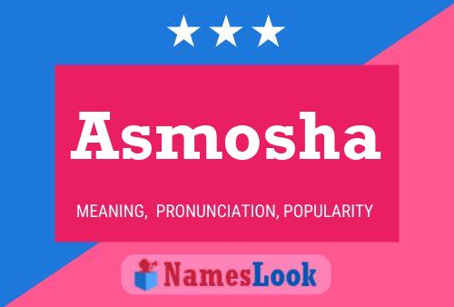 ملصق اسم Asmosha