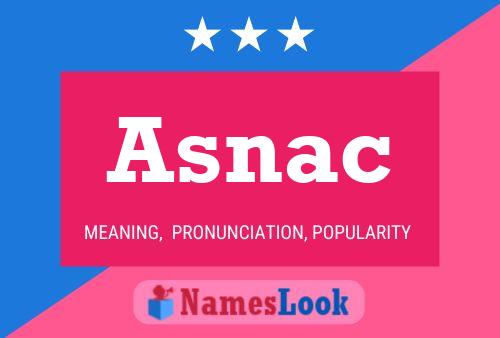 ملصق اسم Asnac