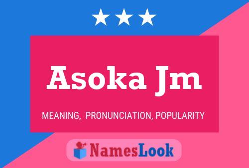 ملصق اسم Asoka Jm