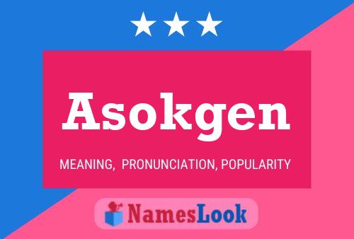 ملصق اسم Asokgen