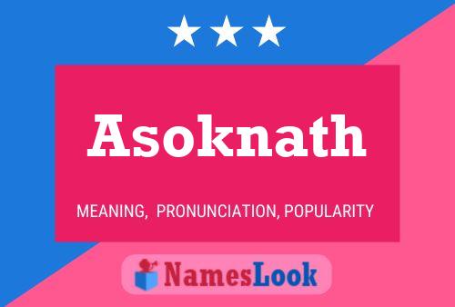 ملصق اسم Asoknath