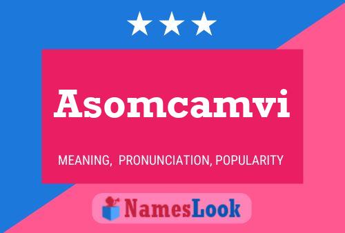 ملصق اسم Asomcamvi