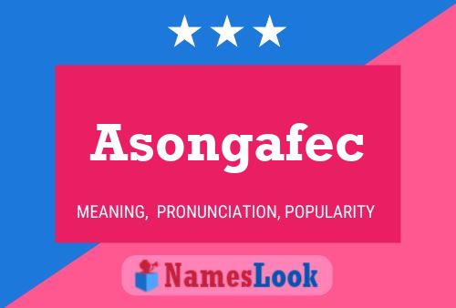 ملصق اسم Asongafec