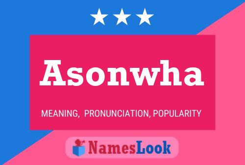 ملصق اسم Asonwha