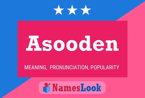 ملصق اسم Asooden