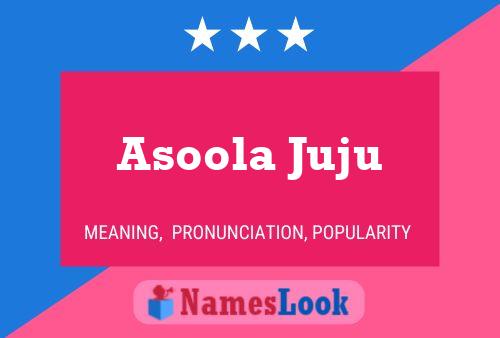 ملصق اسم Asoola Juju