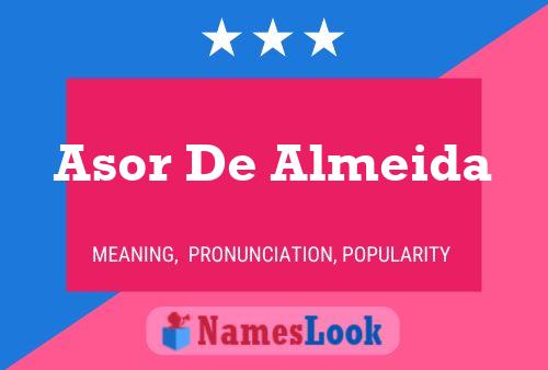 ملصق اسم Asor De Almeida