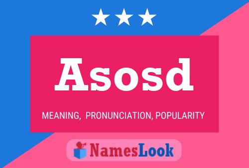 ملصق اسم Asosd