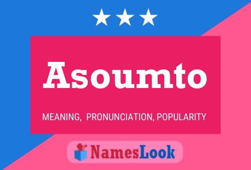 ملصق اسم Asoumto