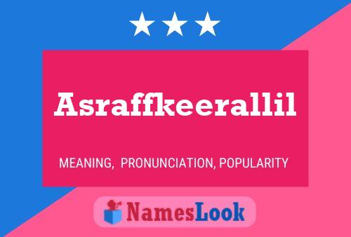 ملصق اسم Asraffkeerallil