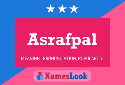 ملصق اسم Asrafpal