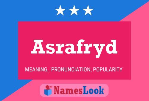 ملصق اسم Asrafryd