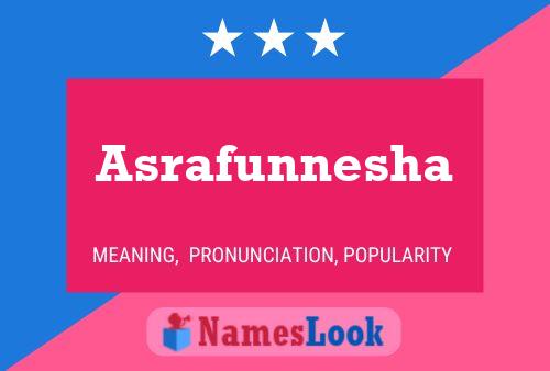 ملصق اسم Asrafunnesha