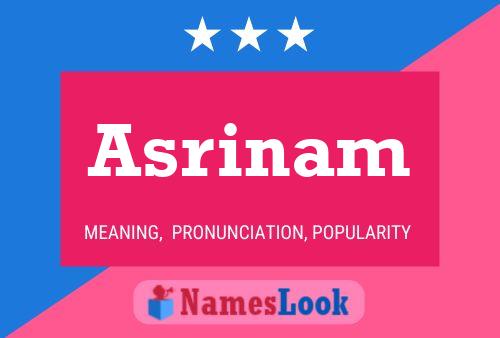 ملصق اسم Asrinam