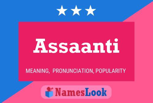 ملصق اسم Assaanti