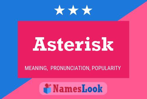 ملصق اسم Asterisk