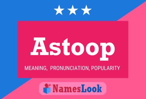 ملصق اسم Astoop