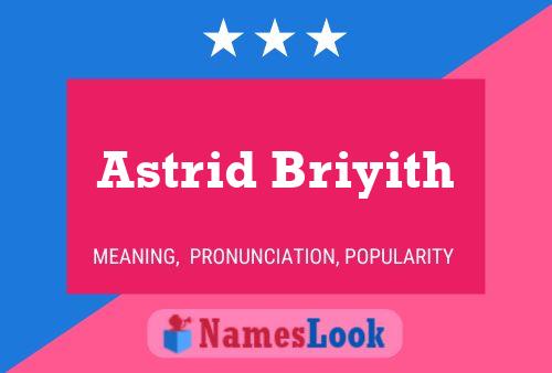 ملصق اسم Astrid Briyith