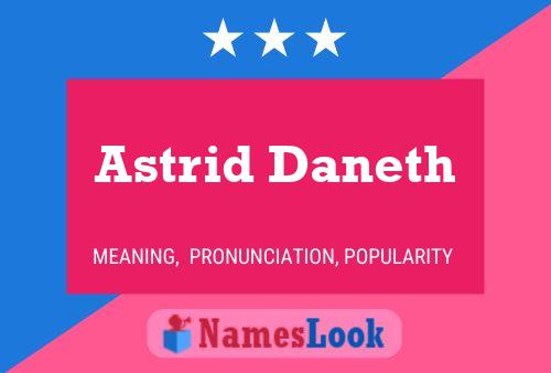 ملصق اسم Astrid Daneth