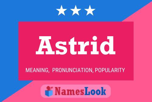 ملصق اسم Astrid