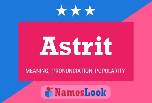 ملصق اسم Astrit