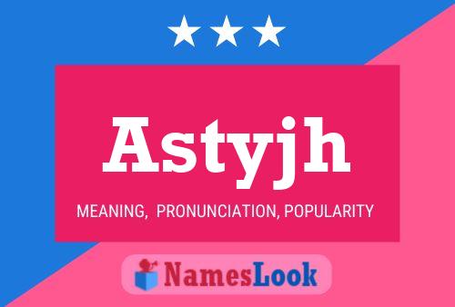 ملصق اسم Astyjh