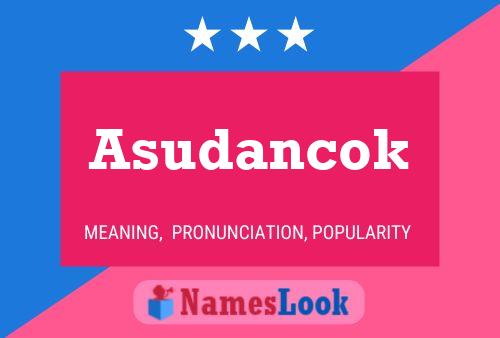 ملصق اسم Asudancok